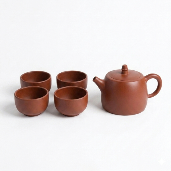 漢鐸紫砂茶具套裝 (一壺四杯)