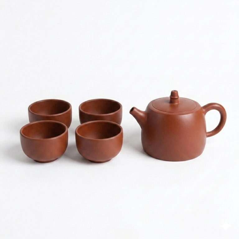 漢鐸紫砂茶具套裝 (一壺四杯)