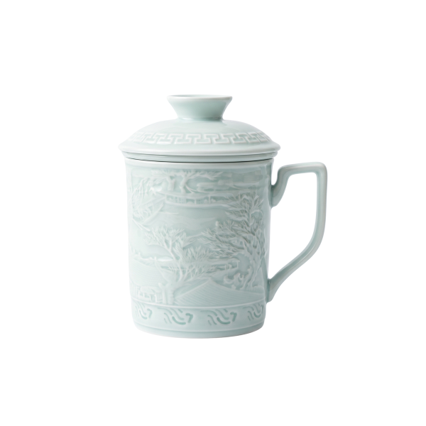 清明上河图茶隔杯