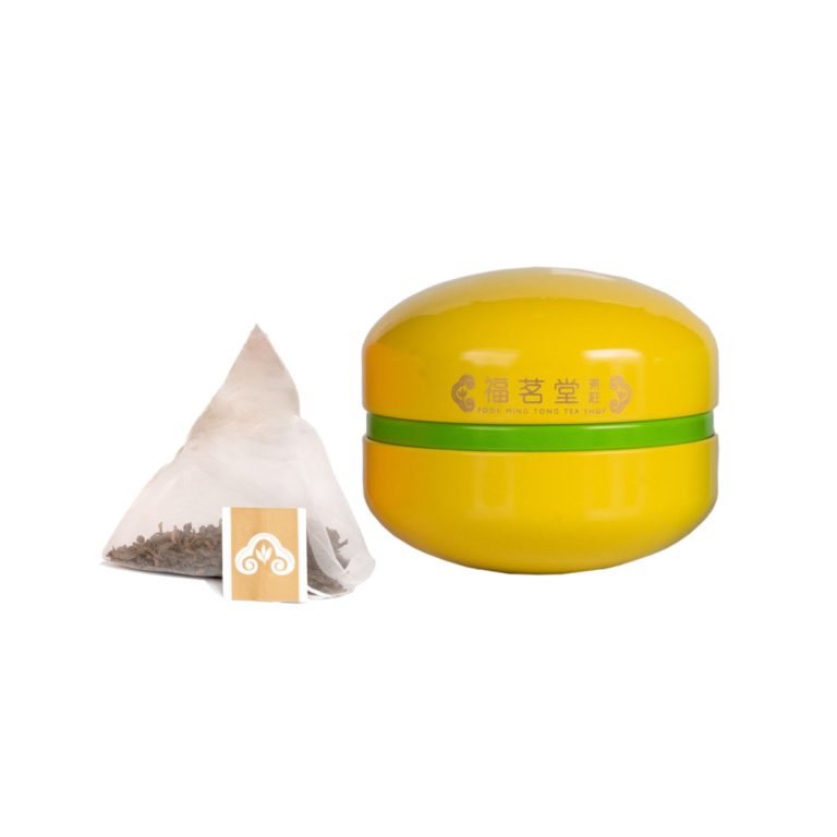 马卡龙罐(黄)-普洱茶包(8个)