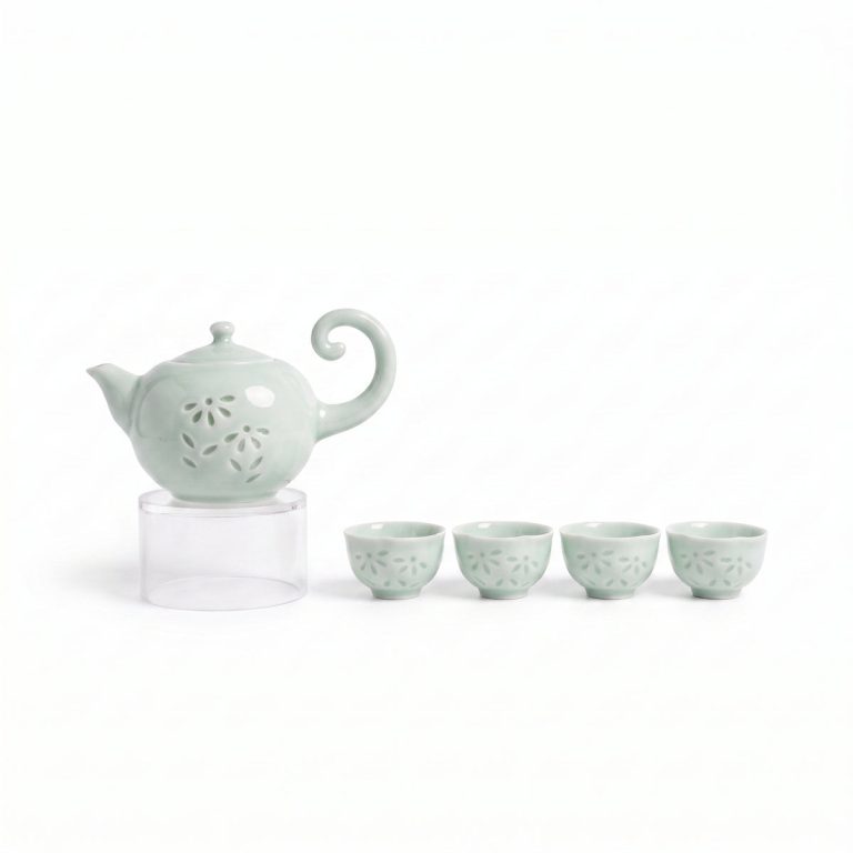 凤凰茶具套装 (一壶四杯)